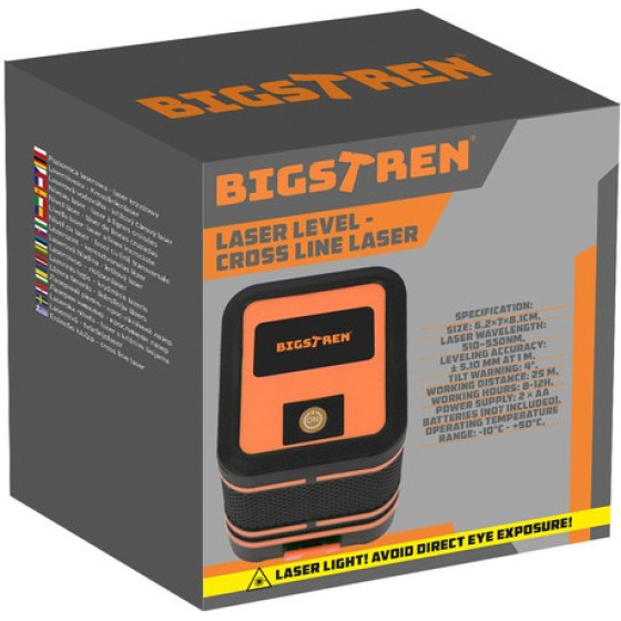 Bigstren Laser level - Bigstreen 24293 cross laser - (17990-0)
