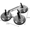 Bigstren Suction cup - 3x e holder 22361 - (16901-0)