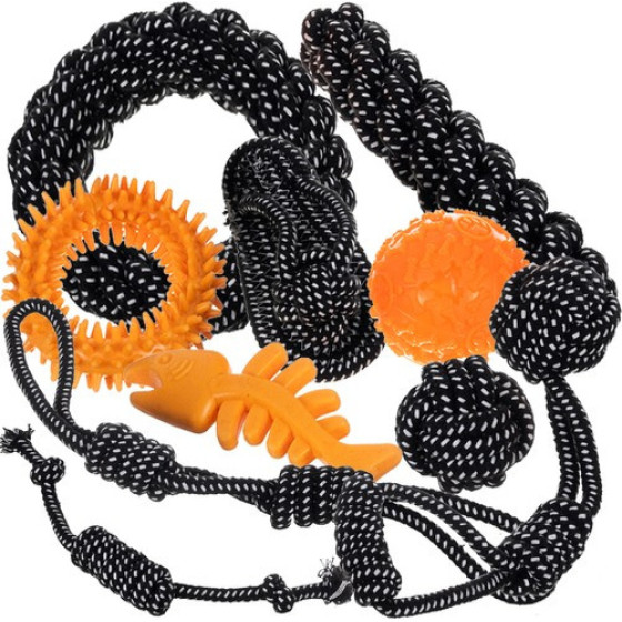 Purlov Dog toy set - 10 pcs 24388 - (17879-0)