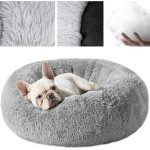 Purlov Hairy dog bed gray 22759 - (16916-0)