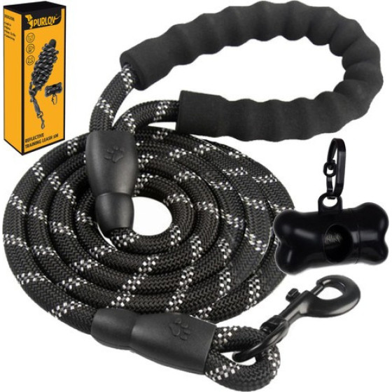 Purlov Reflective training leash 5m 21655 - (16654-0)