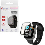 Volte-Tel Tempered Glass Xiaomi Redmi Watch 3 Active 1.75'' 9H 0.30mm Pc Edge Cover With Key 3D Full Glue Full Cover TRANSPARENT