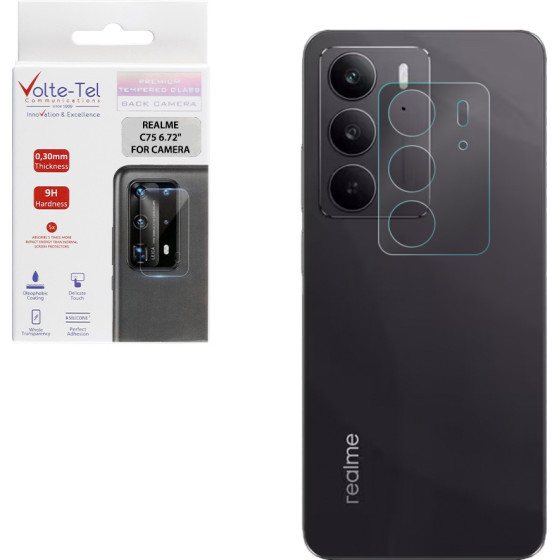Volte-Tel Tempered Glass Realme C75 6.72'' 9H 0.30mm For CAMERA