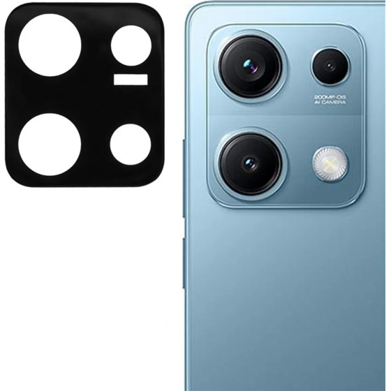 Techsuit - Full Camera Glass - Xiaomi Redmi Note 14S - Black