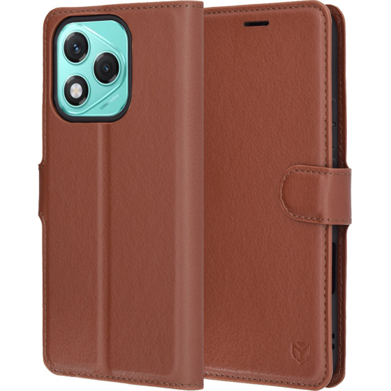 Techsuit - Leather Folio - Honor 400 Lite - Brown