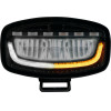 Lampa ��������� �� ��������� Led ���� Glare OVAL-Pro Demon Line 10 30V 51 Led 60W 3500lm 247x175x93mm - 1 ���. - (72375)