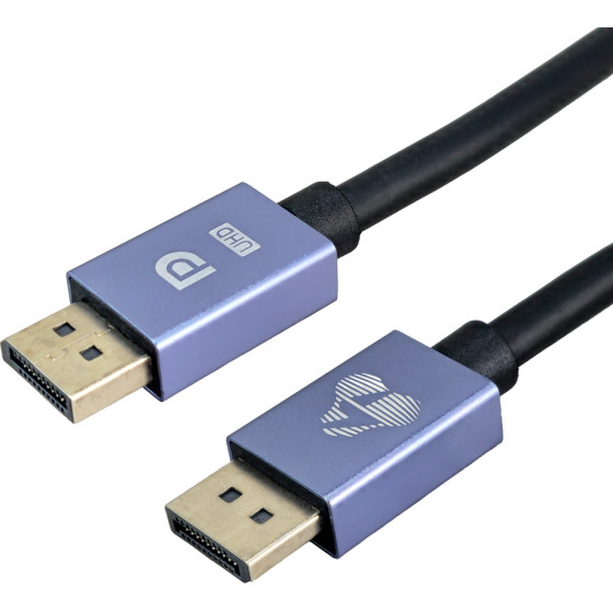 Powertech ������� Displayport 8K/60Hz, 48 Gbps, 2m, ����� - (CAB-DP073)