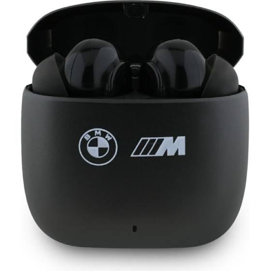 BMW Bluetooth Tws Earphones M Metal M Logo Print ANC-Enc Black - (BMTWSM1ALELK)
