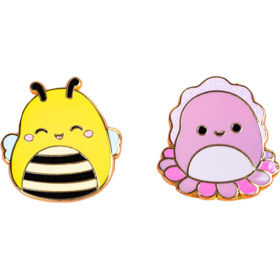 Fizz Squishmallows - Sunny & Auggie Pin Badges x 2 Cdu (350162)