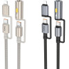 Hoco Cable All-in-One Type C / Lightning To Type C / Cigarette Lighter Pd 3A 60W U138 1,2 m black