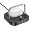 Hoco Desktop Charger 2in1 Type C + Wireless Charging 5W Pd Qc 3A 30W CQ16B black