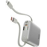 ENERGEA Powerbank 3in1 Bazic Fusion Mini 10000mAh Cable USB-C/Lightning Grey - (FUS-MINI10K-PEB)