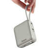 ENERGEA Powerbank 3in1 Bazic Fusion Mini 10000mAh Cable USB-C/Lightning Grey - (FUS-MINI10K-PEB)