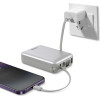 ENERGEA Powerbank 4in1 Bazic Fusion Mini 20000mAh Cable USB-C/Lightning Grey - (FUS-MINI20K-PEB)