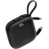 ENERGEA Powerbank 4w1 Bazic Fusion 10000mAh PD20W USB-C/Lightning Black - (GPW-FUSN-BLK)