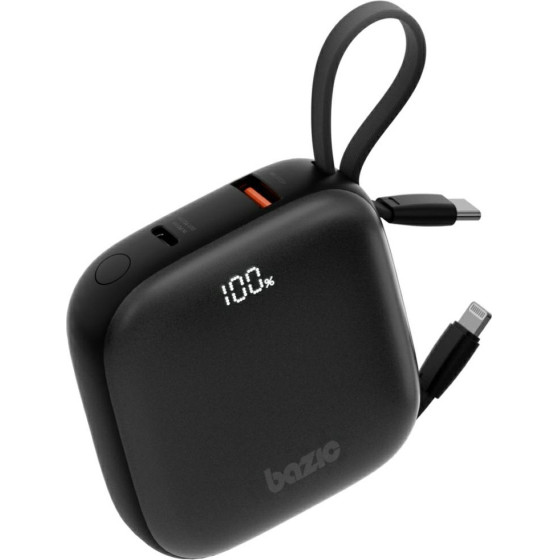 ENERGEA Powerbank 4w1 Bazic Fusion 10000mAh PD20W USB-C/Lightning Black - (GPW-FUSN-BLK)