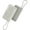ENERGEA Powerbank Bazic Fusion Mag 10000mAh Magsafe Cable USB-C Grey - (FUS-MAG10K-PEB)