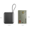 ENERGEA Powerbank Integra Mini 35 10000mAh cableUSB-C PD35W Grey - (INT-MINI35-GUN)