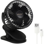 Ruhhy Black Cordless Fan 25567 - (18184-0)