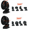 Ruhhy Black Cordless Fan 25567 - (18184-0)
