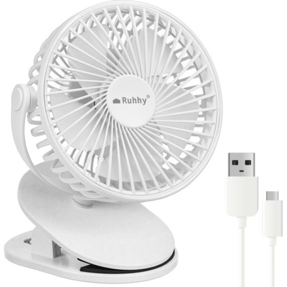 Ruhhy Cordless Fan White 25566 - (18185-0)