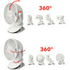 Ruhhy Cordless Fan White 25566 - (18185-0)