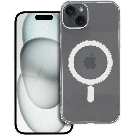 Clear Case 2 Mm For Iphone 15 Plus Compatible With Magsafe (Camera protection) Transparent OEM