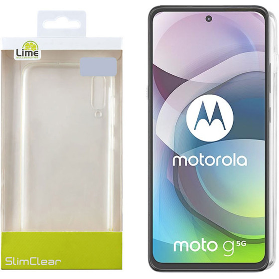 Lime Successories Lime ���� Motorola Moto G 5G (2025) 6.7'' Slimclear Tpu Full Camera Protection �������