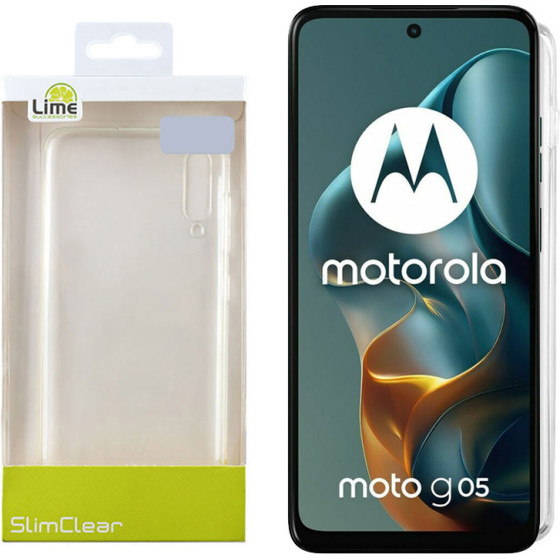 Lime Successories Lime ���� Motorola Moto G05 6.67'' Slimclear Tpu Full Camera Protection �������