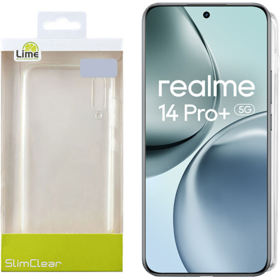 Lime Successories Lime ���� Realme 14 Pro Plus 5G 6.83'' Slimclear Tpu Full Camera Protection �������