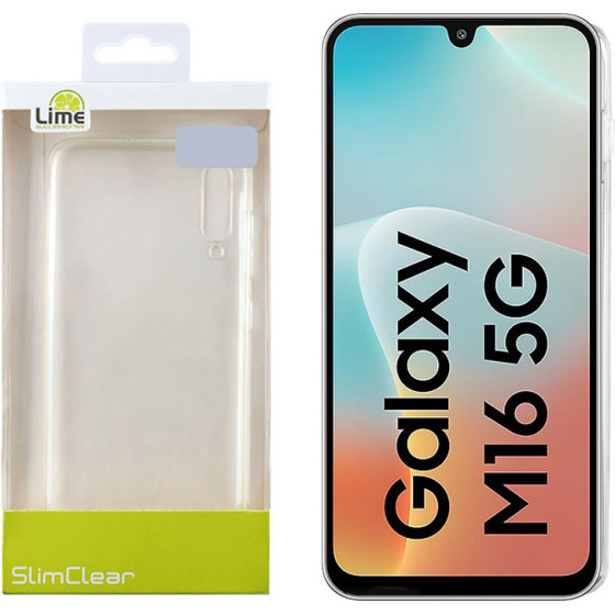 Lime Successories Lime ���� Samsung M16 5G A166 6.7'' Slimclear Tpu Full Camera Protection �������
