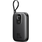 Joyroom JR-PBF18 22.5W 10000mAh Powerbank With Built-In Lightning Cable + USB-C Cable 0.25 Cm - Black - (JR_PBF18)