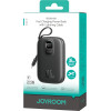 Joyroom JR-PBF18 22.5W 10000mAh Powerbank With Built-In Lightning Cable + USB-C Cable 0.25 Cm - Black - (JR_PBF18)