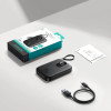 Joyroom JR-PBF18 22.5W 10000mAh Powerbank With Built-In Lightning Cable + USB-C Cable 0.25 Cm - Black - (JR_PBF18)