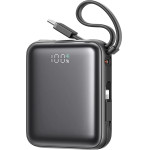 Joyroom JR-PBF27 10000mAh 22.5W Powerbank With Built-In USB-C And Lightning Cables - Black - (JR-PBF27_B)