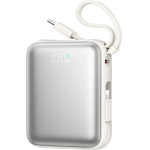 Joyroom JR-PBF27 10000mAh 22.5W Powerbank With Built-In USB-C And Lightning Cables - White - (JR-PBF27_W)