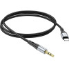 Hoco Cable Aux Jack 3,5 Mm To Lightning UPA22 1 m black