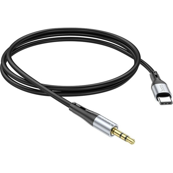 Hoco Cable Aux Jack 3,5 Mm To Type C UPA22 1 m black
