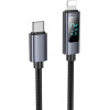 Hoco Cable Type C To Lightning With Display Pd 27W X112 1 m black