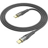 Hoco Cable Type C To Type C 3A 60W U121 1,2 m black