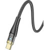 Hoco Cable Type C To Type C 3A 60W U121 1,2 m black