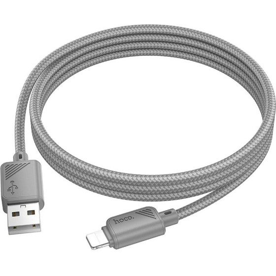 Hoco Cable Usb A To Lightning 2,4A X113 1 m gray
