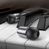 Hoco Wire Earphones Jack 3,5 Mm With Microphone M108 Metal gray