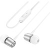 Hoco Wire Earphones Jack 3,5 Mm With Microphone M108 silver