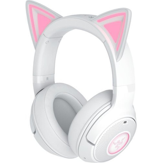 Razer Kraken Kitty V2 Bt - White - Rgb - 7.1 Gaming Headset - Kitty Ears - Bluetooth 5.2 - (RZ04-04860600-R3M1)