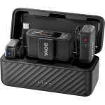 Wireless Hd 2xLavalier Microphone USB-C &Camera 2x Rxs 32bIt Float Onboard Rec 300m 15h - (Boyamic 2-02)
