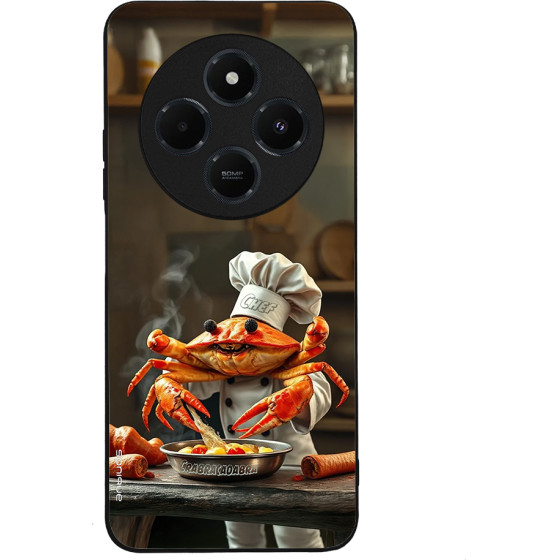 Sonique ���� Italian Brainrot Series ��� Xiaomi Redmi 14C 4G / Poco C75 4G / Redmi A4 5G Chef Crabracadabra