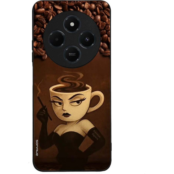 Sonique ���� Italian Brainrot Series ��� Xiaomi Redmi 14C 4G / Poco C75 4G / Redmi A4 5G Espresso Signora
