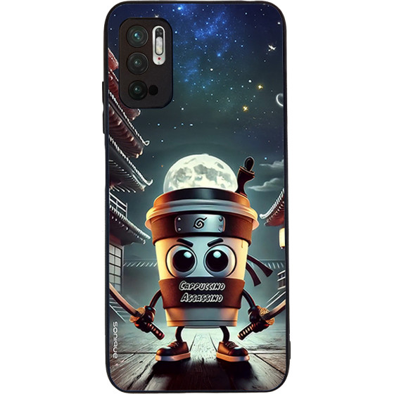 Sonique ���� Italian Brainrot Series ��� Xiaomi Redmi Note 10 5G / Poco M3 Pro 5G Cappuccino Assassino