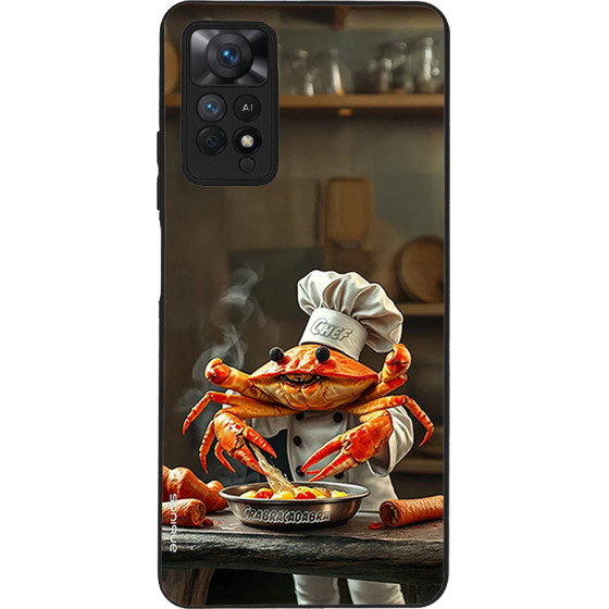 Sonique ���� Italian Brainrot Series ��� Xiaomi Redmi Note 11 Pro 4G/5G / Redmi Note 12 Pro 4G Chef Crabracadabra